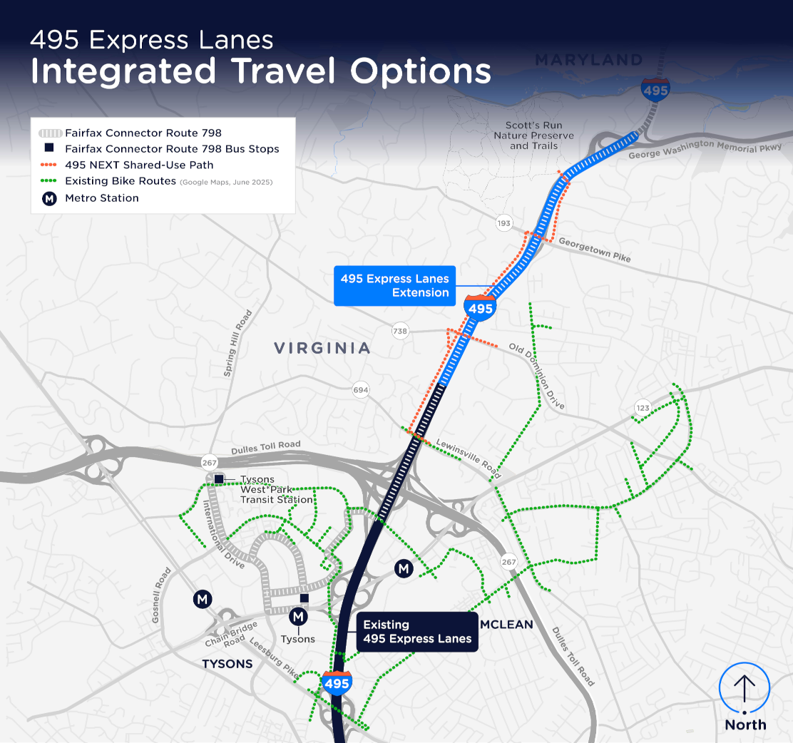 495 NEXT Project Map